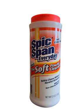 Spic And Span 811435001308 Vtg 2002 Y2k Soft Powder Cleanser Citrus Scent 14 Oz Prop
