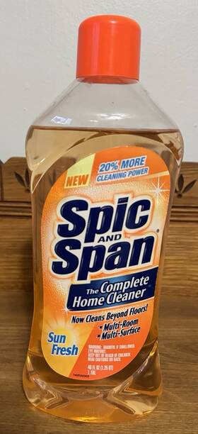 Spic & Span 811435001025 And Multi-surface Cleaner Sun Fresh Scent 40 Fl Oz 90% Vintage 2003