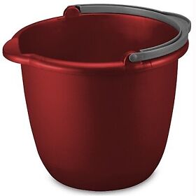 11205812 Spout Pail Red 10 Quart