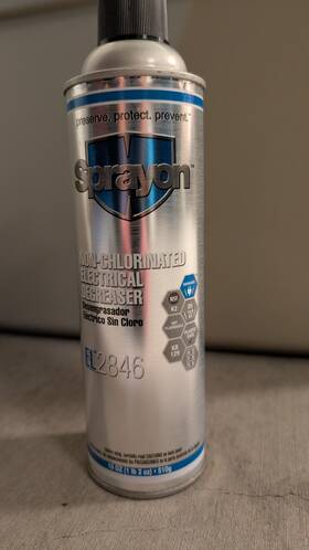 S20846000 Sprayon Electrical Degreaser Aero Spray Can 18oz 1met9