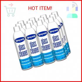 Sprayway 041911160506 Glass Cleaner With Foaming Spray For A Streak-free Shine Home And