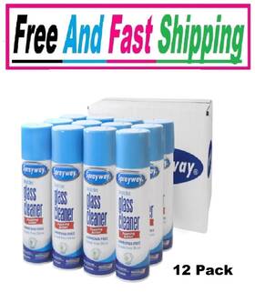 Sprayway 691060066602 12 Pack Glass Cleaner 19oz Free Shipping