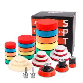 Qna0511t58 Spta 29pcs Drill Buffing Pad Detail Polishing Mix Size Kit With 5/8-11 Th