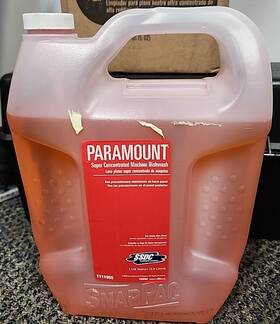 1111955 Ssdc Paramount Super Concentrated Machine Dishwash Detergent /ssdc /1 Gallon