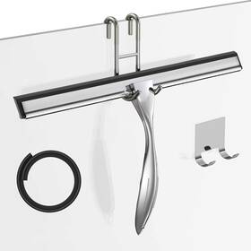 B09w27swcj Sstoohl 14-inches Stainless Steel Shower Squeegee Set Include Door Hook Adhesive