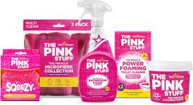 Star Brands Ltd 726084206823 Stardrops Pink Stuff Bathroom Cleaning Kit Paste Foam Powder Cloth Set