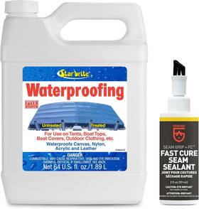 Star Brite 445024518576 Waterproofing Spray Waterproofer Stain Repellent Uv Protection - 64 Oz 081