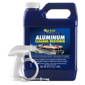 87764 Star Brite Starbrite Ultimate Aluminum Clean/restor 64oz Cleaner With Attach Sprayer