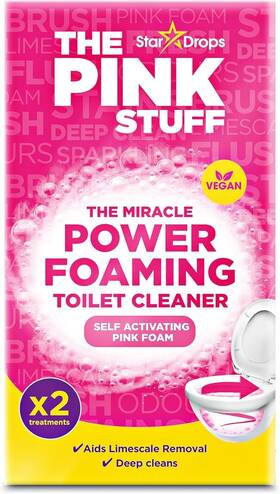Stardrops 313057396317 Pink Stuff The Miracle Power Toilet Cleaner 25oz Self-activating Foam