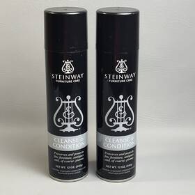 Steinway 791142100023 Furniture Care Cleanse And Conditioner 12 Oz Preserves Pianos