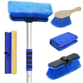 Dtbrush04 Stemni 62ftft Car Wash Brush With Long Handle Scratch-free Soft Bristles Sturd