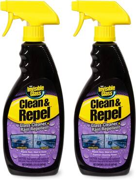Stoner 445020731771 Invisible Glass 92184-2pk 22-ounce Premium Cleaner With Rain Repellent For