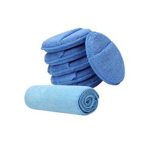 Ymd-016 Strendier Microfiber Wax Applicator Pad Car With Finger Pocket