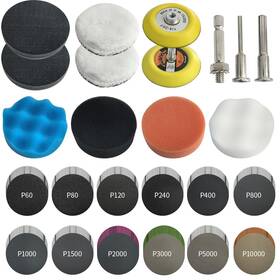 60-10000 Sugooe Frv003 133 Pcs Sanding Disc Drill Polishing Kit 3 Inch Grit