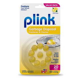 Plm24n Summit Brands Plink 90 Garbage Disposer Cleaner And Deodorizer Lemon 20 Count