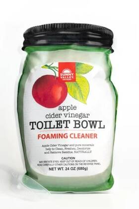 Sunny Valley 717789500804 Orchard Foaming Toilet Cleaner Apple Cider Vinegar Scent 24 Oz. New