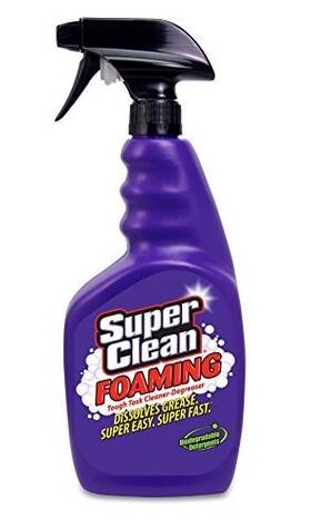 Superclean 814966010016 Super Clean Foaming Multi-surface All Purpose Cleaner Degreaser Spray