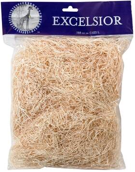 Supermoss 759834157502 Aspen Wood Excelsior 4 Ounce Bag Of Natural Decorative Shreds