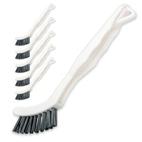 Supplymaid 762530334290 6-pack Grout Cleaner Brush Scrub Set - Stiff Bristle Scrubbing And Detail Clean