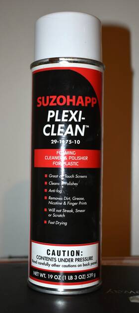 29-1175-10 Suzo-happ Plex-clean Foaming Cleaner And Polisher For Plastic Glass 19 Oz