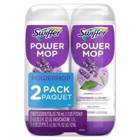Swiffer 003077208423 Power Mop 25.3 Oz Lavender Scent Floor Cleaner 2-count