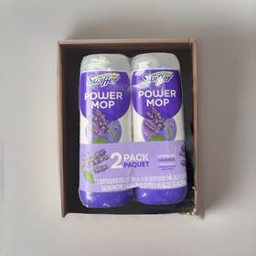 Swiffer 030772084236 Power Mop 25.3 Oz Lavender Scent Floor Cleaner 2-count