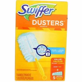 B00iow7ngk Swiffer 180 Dusters Starter Kit Unscented Scent 1 Set Packaging May Vary