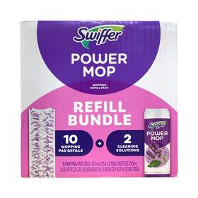 20241948 Swiffer Power Mop Refill Bundle Lavender 10 Pad Refills And 2 Cleaning Solutions
