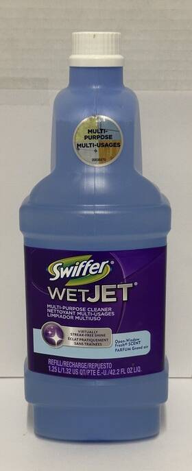 23679 Swiffer 1x Wetjet Floor Cleaner Refill Open Window Fresh Scent 42.2 Oz Genuine