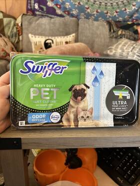 91126573 Swiffer Heavy Duty Pet Wet Mopping Cloth Pad Refills 10 Count