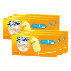 Swiffer Duster Reusable With Telescoping And Extendable 6-handles Microfiber