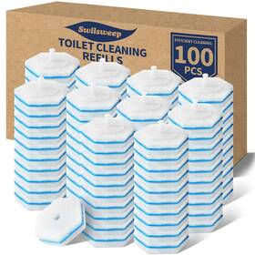 Swilsweep Sjk-fx-0228-100 100 Count Toilet Bowl Wand Refills Disposable Cleaner Dispos
