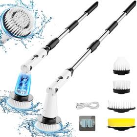Swtroom 702732629862 Spin Scrubber 2024 New Bathroom Cleaner Power Shower Cleaning Brush With Ex