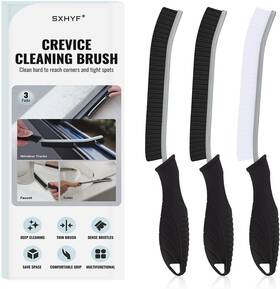 Sxhyf 056280719519 3 Pcs Crevice Cleaning Brush Multifunctional Scrub Household Use