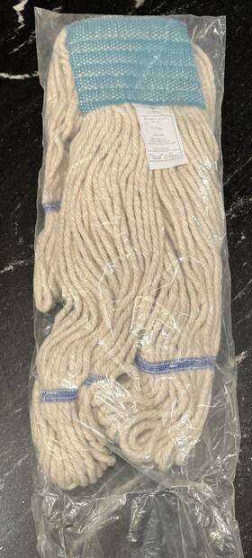 4179545 Sysco Mophead Balanced Blend White #4179545 Medium New In Package