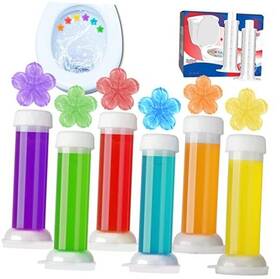 Taikaoqi-1 Taikow Taikaoqi Toilet Gel Stamp 6pcs/72 Count Flower Fragrance Bathroom Deodorizer