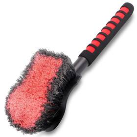 Takavu 753068140347 Long Handle Wheel Tire Body Brush 17.5 Inch Car Wash For Easy Scrubbing D