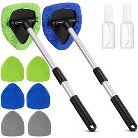 Tallew-cleaner-0080 Tallew 2 Packs Windshield Cleaner Tool Microfiber Car Window Auto Cleani
