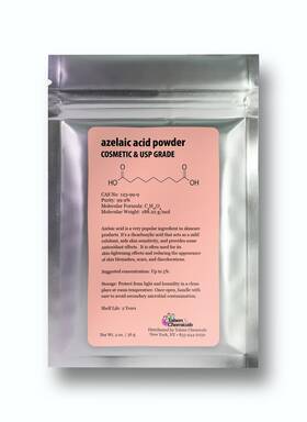 Talsen Chemicals 631978699837 Azelaic Acid Powder 2 Oz / 56 Gram 99.9% Fine For Mak Inch