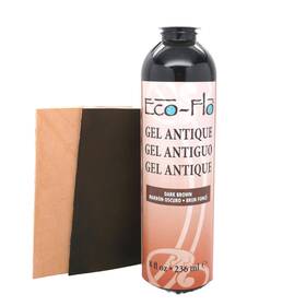 2607-02 Tandy Leather 098834253976 Eco-flo Gel Antique 8 Oz Dk. Brown
