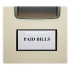 Tco29011 Tatco Magnetic Vinyl Label Holder White Pack 696229915869