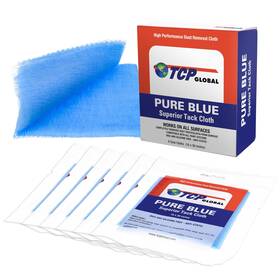 Tc-6b Tcp Global Pure Blue Tack Cloths - 6 Pack Automotive Cleaning Anti-static