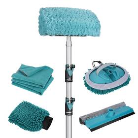 Hi-2302-23 Telespro 12ft Car Wash Brush With Long Handle Cleaning Kit Soft