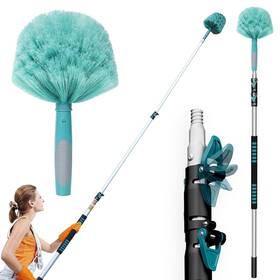 Hi-2302-4 Telespro 20 Feet High Reach Cobweb Duster With 5-12ft Extension Pole Webster D