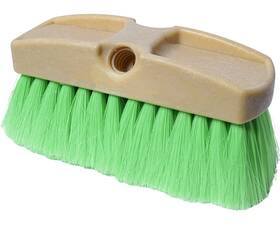 214np Teravan Green Obround Flow Through Scrub Brush For Cleaning-car Wash With Very
