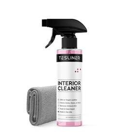 Tesliner 065017000004 Biodegradable Car Seat Cleaner - Safe For Black And White Vegan Leather