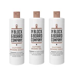 The Block & Board Company 060914418235 Specialist Cutting Complete Kit By Food Grade Soap Wax And Oil