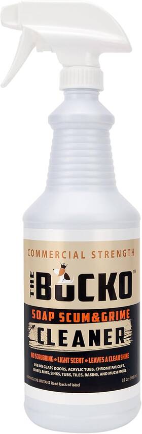 The Bucko 744759254450 Soap Scum And Grime Cleaner 32oz Sprayer