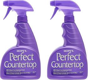 22ct-2pk6ea The Hope Company Hopes Perfect Countertop Cleaner And Polish 22-ounce Streak-free Pack Of 2