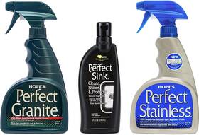 The Hope Company 313056447423 Hopes Perfect Stainless Granite And Sink Cleaner Bundle Stre